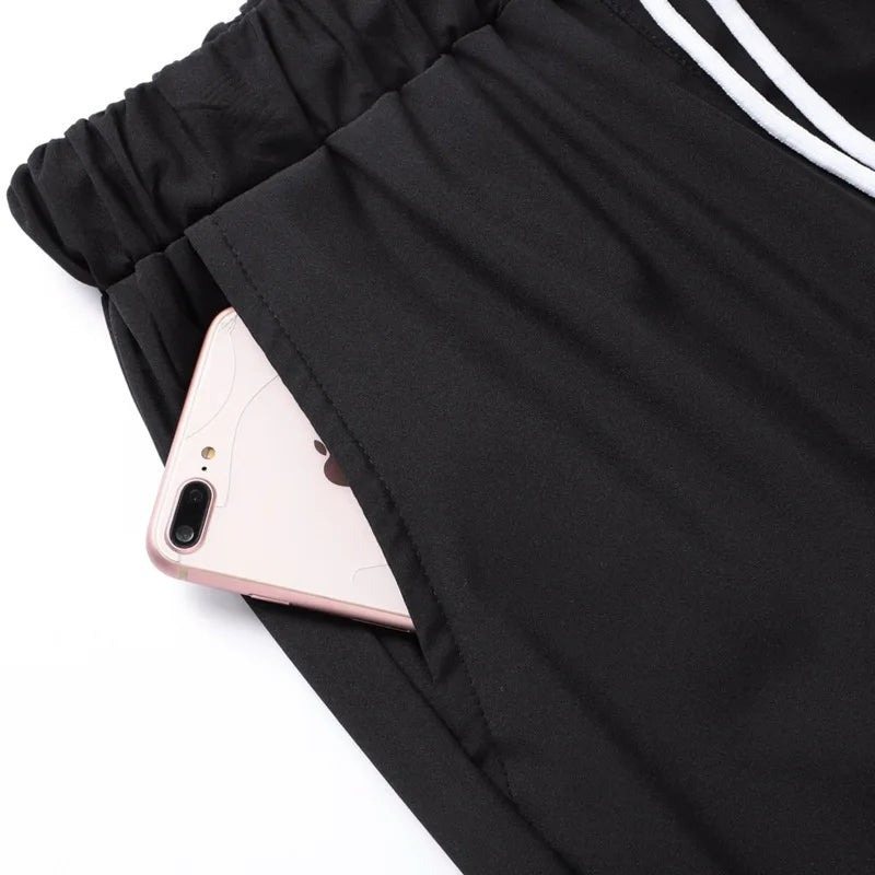 M-6XL New Men's Sportswear Set from Japan South Korea Autumn Casual Wear Men's Hooded Jacket Leg Tied Pants Trendy Casual Suit