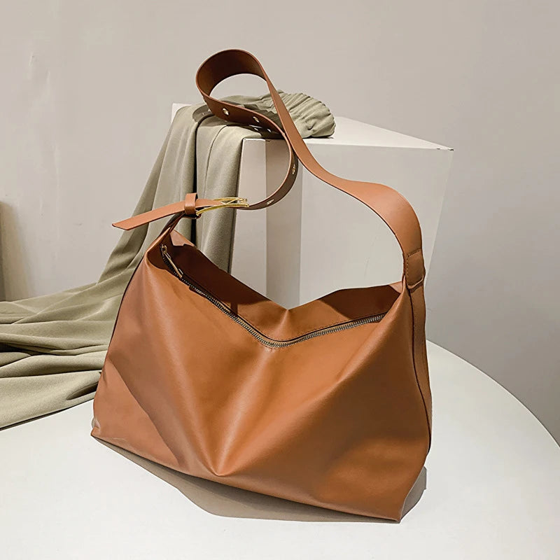 Vintage Pillow Design PU Leather Boston Handbag For Women Casual Large Capacity Shoulder Crossbody Bags Fashion Shopper Totes