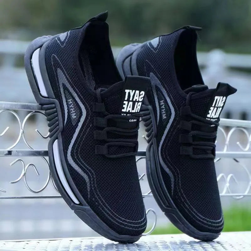 Male Sneakers Simple Men's Casual Shoes Spring Outdoor Non-slip Mens Shoes Breathable Man Running Shoes