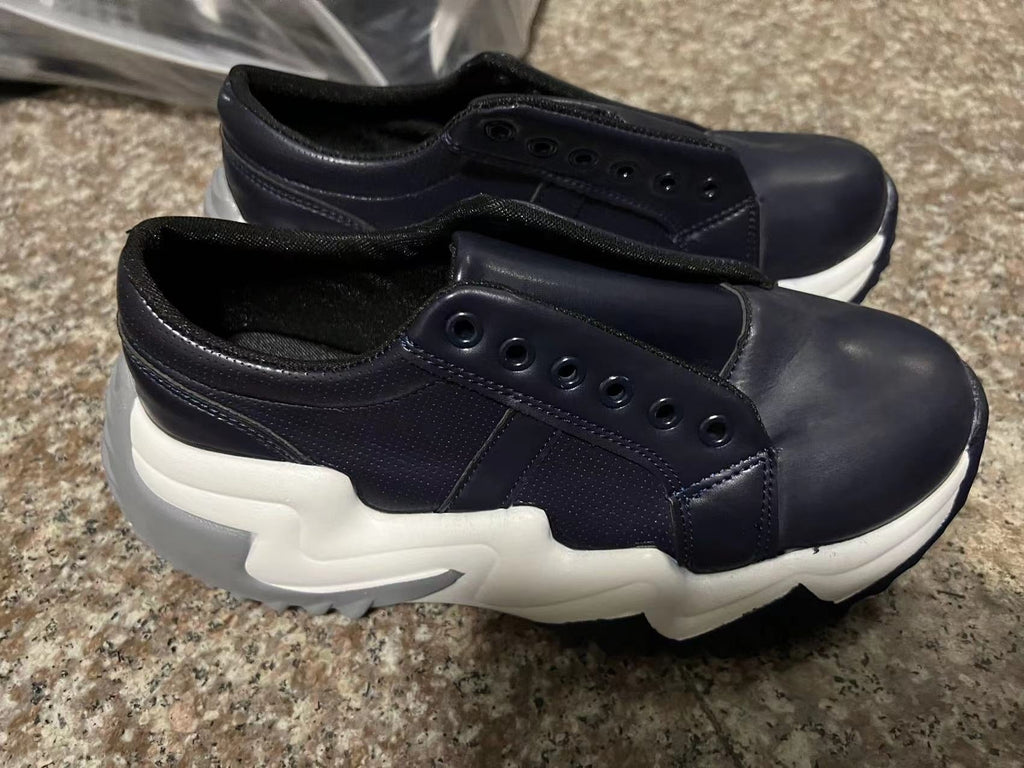Women's Thick Sole Canvas Sneakers - Summer Casual Shoes