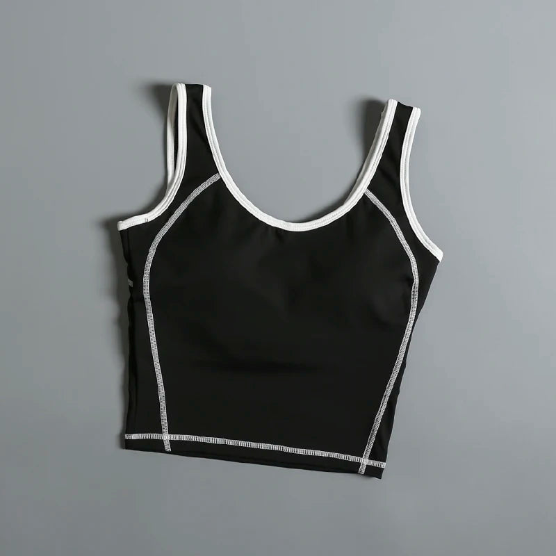 Sports underwear for women in summer beautiful back yoga suit vest shockproof wear outside running professional training