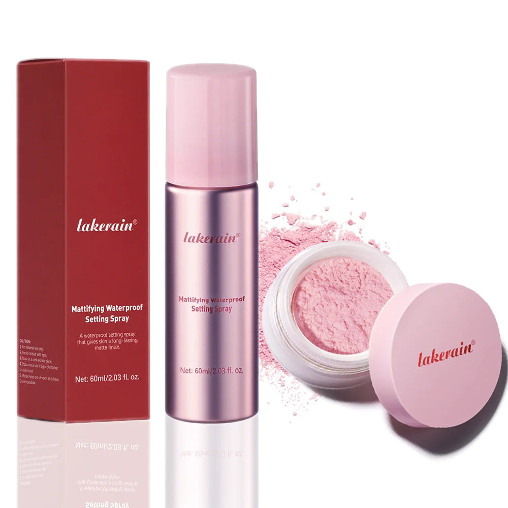 Waterproof Makeup Setting Spray Matte Finish Oil Control Non Sticky Long Wearing Smudge Proof Cosmetic Fixer For All Skin