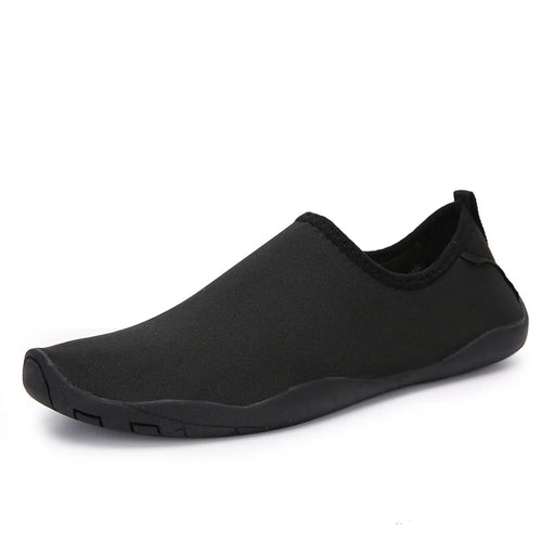 Women's Solid Color Canvas Sneakers - Casual Beach Shoes