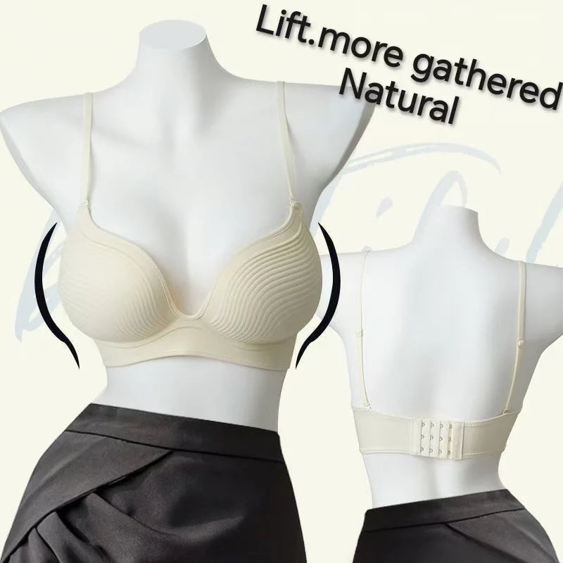 (Bras For Small Breast And Flat Chests)Women‘s Ultra-Thick 10cm Lingerie Seamless Push Up Small Breast Lift Adjustable Bra