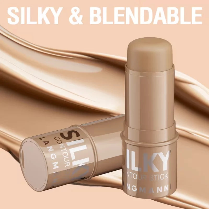 Tri-Color Multi-Functional Face Brightening Contour Stick Contouring &Brightening Skin-Perfecting Stick Waterproof Concealer Pen