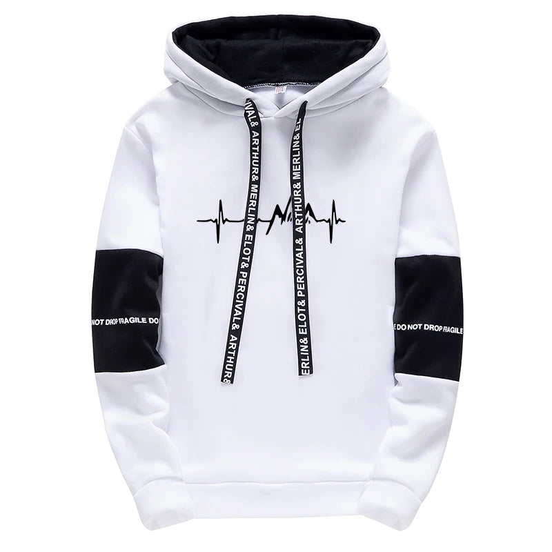 New Mens Tracksuit Printing Casual Sweatshirts Outdoor Sports Jogging Man Clothing Single Piece Hoodie Pants Fashion Sportswear