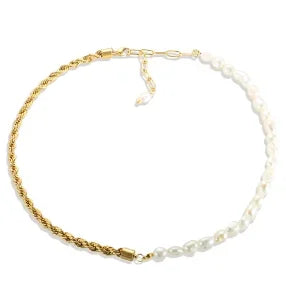 Stainless steel creative ball chain necklace by Hotfashionitems, minimalist women's jewelry with small round beads.