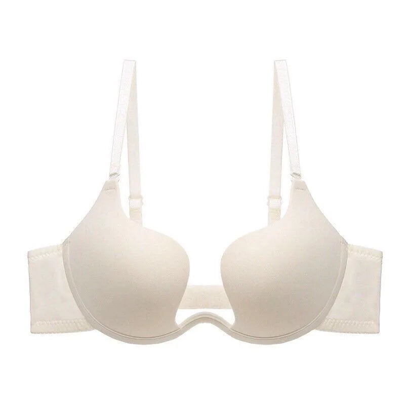 Sexy Women Lingerie U Backless Bras Underwear Deep U Low Cut Push Up Bra Intimates Female Breathable Bralette