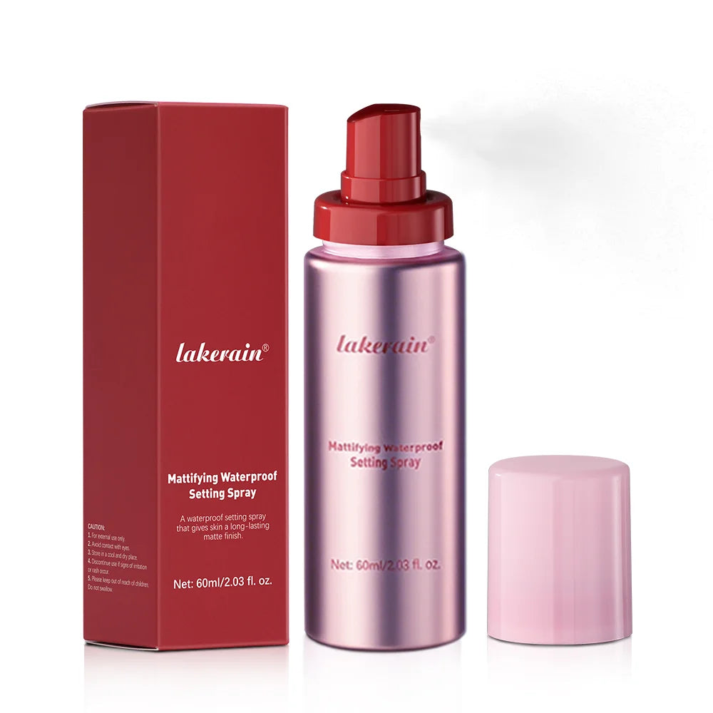Waterproof Makeup Setting Spray Matte Finish Oil Control Non Sticky Long Wearing Smudge Proof Cosmetic Fixer For All Skin