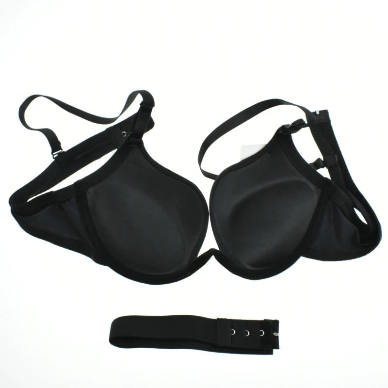 Japanese Deep V Push Up Sexy Bra Underwire Underwear Women Soutien Gorge Thin Half Cup Solid Color Lingerie Beautiful Back