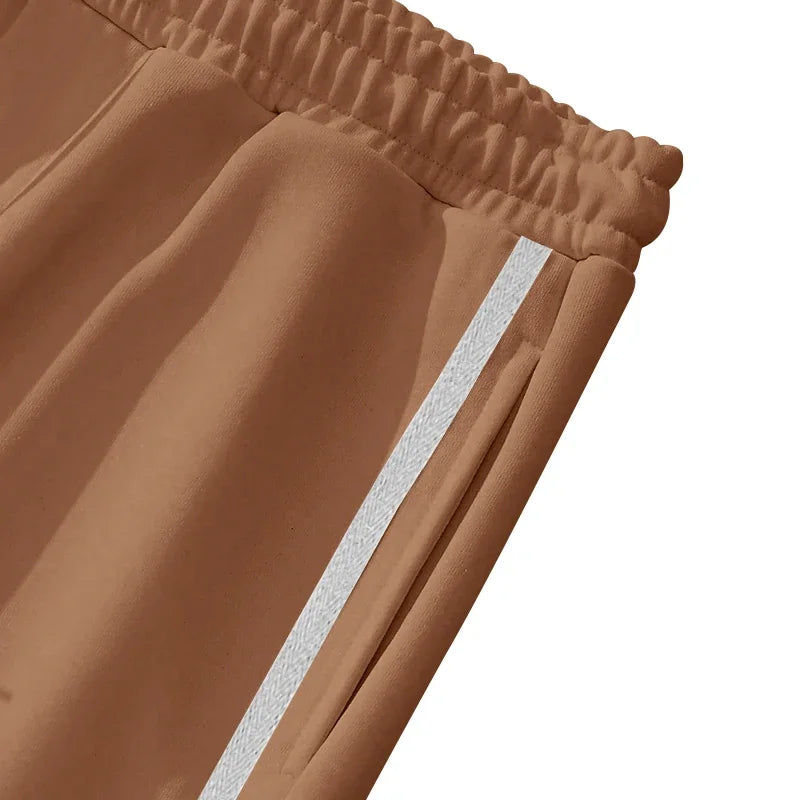 Spring and Autumn New Jacquard Long Pants Single breasted Patchwork Loose Large Casual Pants Versatile Sanitary Pants