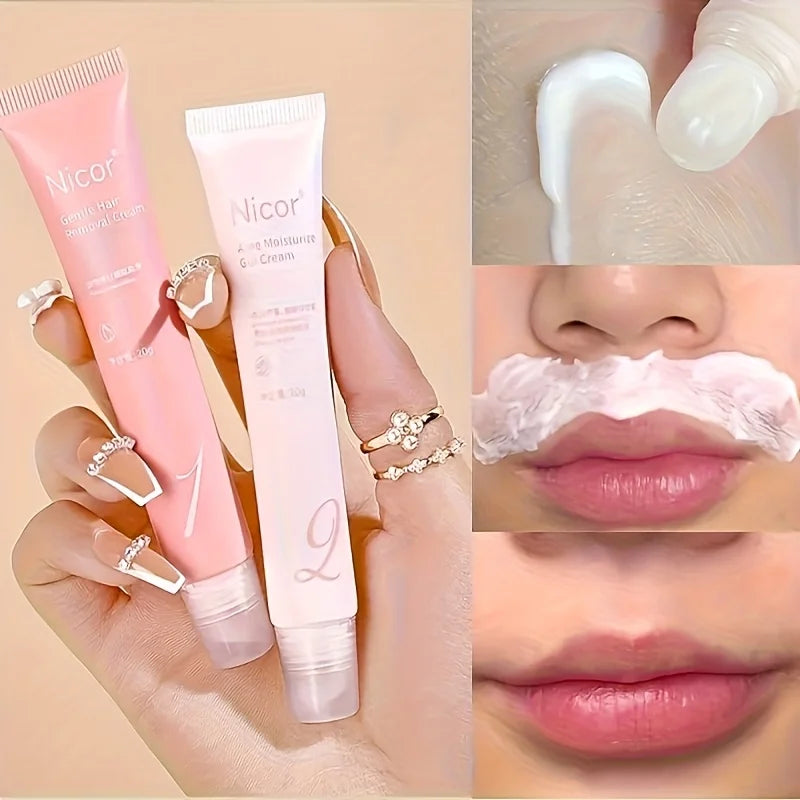 Lip Hair Removal Cream Special Hair Removal Cream For Men And Women's Lip Hair Removal Face Gentle Moustache Removal