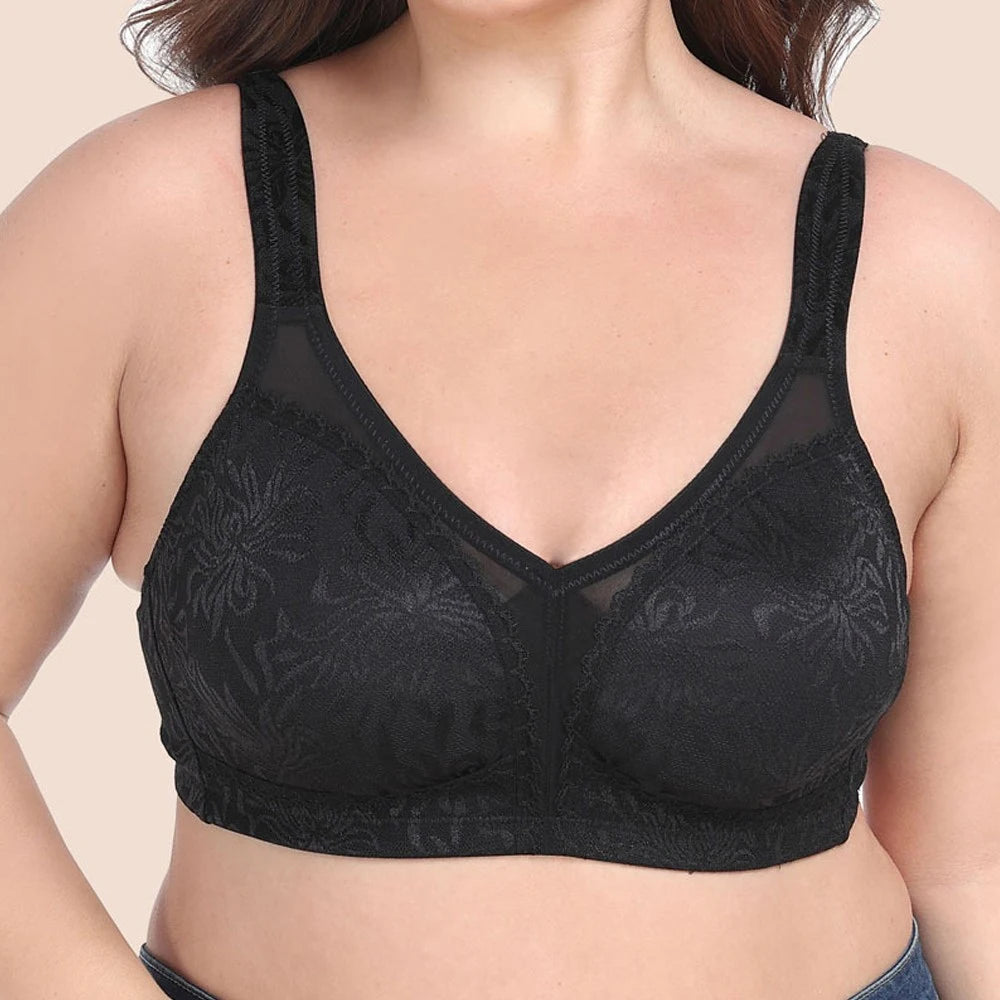 Bras For Womens Lingerie Big Cup Support Bralette Wireless Sexy Brassiere BH Tops Plus Size B C D E F G H Cup