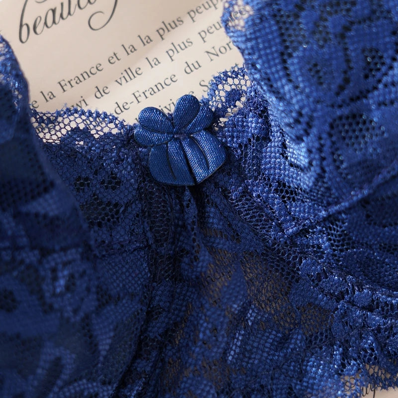 2/3 PCS Lace Push Up Bras 32-40 B/C Cup Women's Bras Plus Size Embroidery Breathable Underwear Female Sexy Thin Bralette