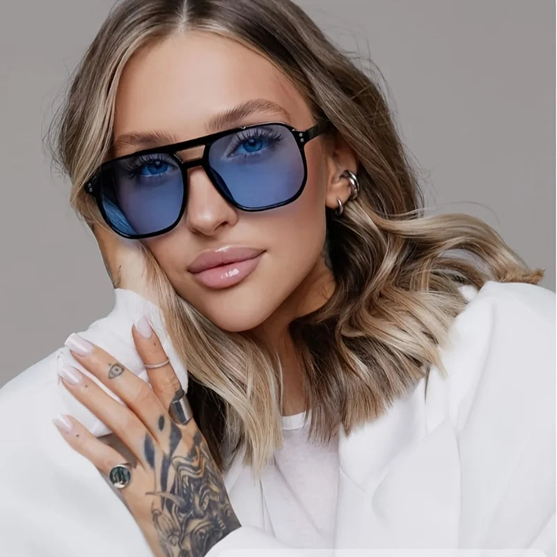 5pcs pack Classics Square Sunglasses Women UV Resistant Oversize Framed Fashion Sun Glasses Men Brand Glasses Durable Eyewear