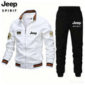 Brand new 2026 Jeep high-quality casual jacket set, with a stand-up collar, suitable for spring and autumn, ideal for outdoor ac