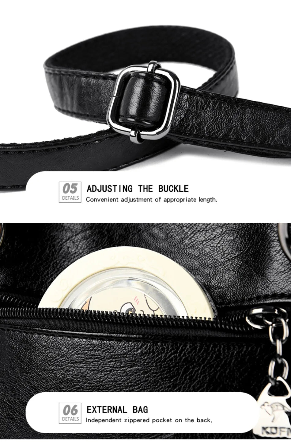 Genuine 3 Layers High Quality Soft Leather Ladies Shoulder Crossbody Bags for Women Luxury Handbags Women Bags Designer