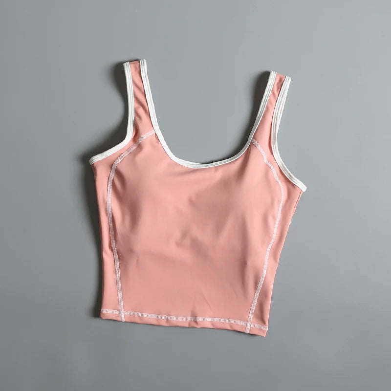 Sports underwear for women in summer beautiful back yoga suit vest shockproof wear outside running professional training
