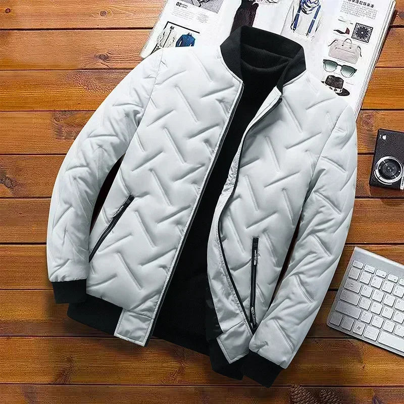New 2024 Autumn Winter Jacket Men Cotton Padded Jacket Korean Streetwear Casual Jacket Men Fashion Clothing Male Warm Coats 5XL