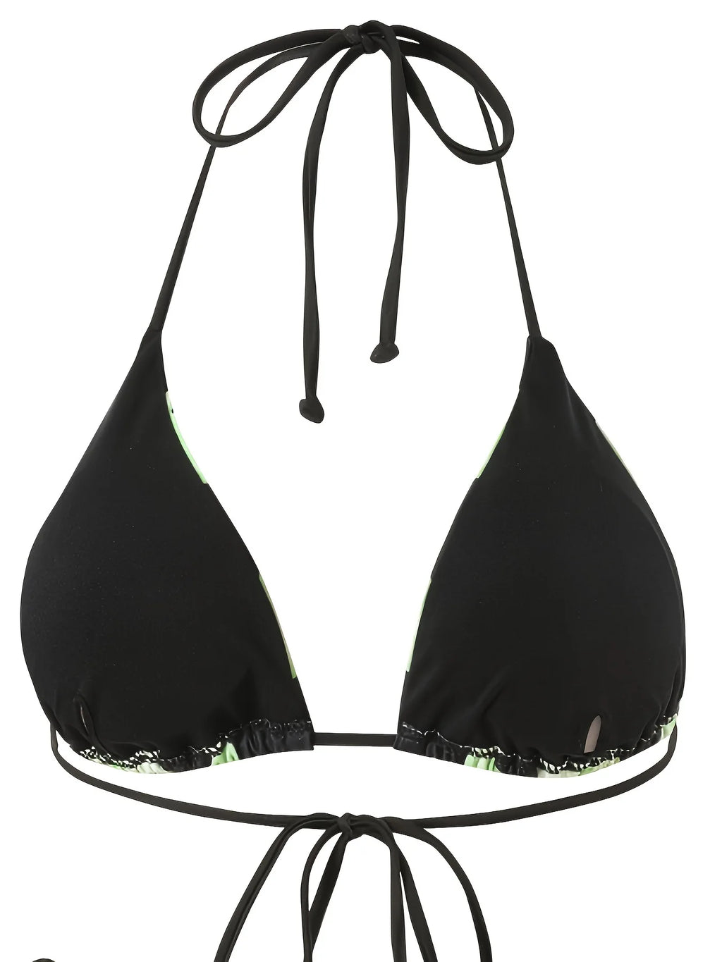 Sexy Bikini Retro Print Tropical Skirted Three-Piece Beachwear Strapless Strap-On Swimsuit Female Adult High Elasticity Backless
