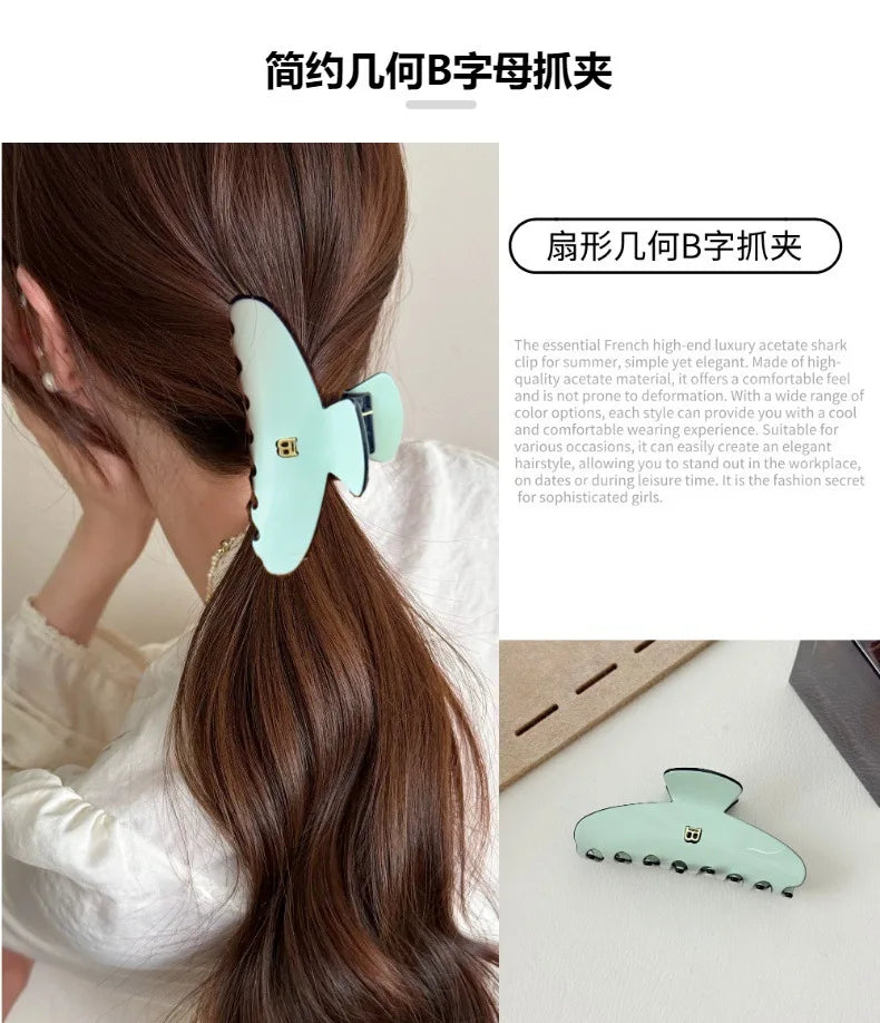 Korean version temperament simple acetic acid for Women, Vintage Chic Hair Styling Tool, Daily Evening Gift Party Weekend Boho
