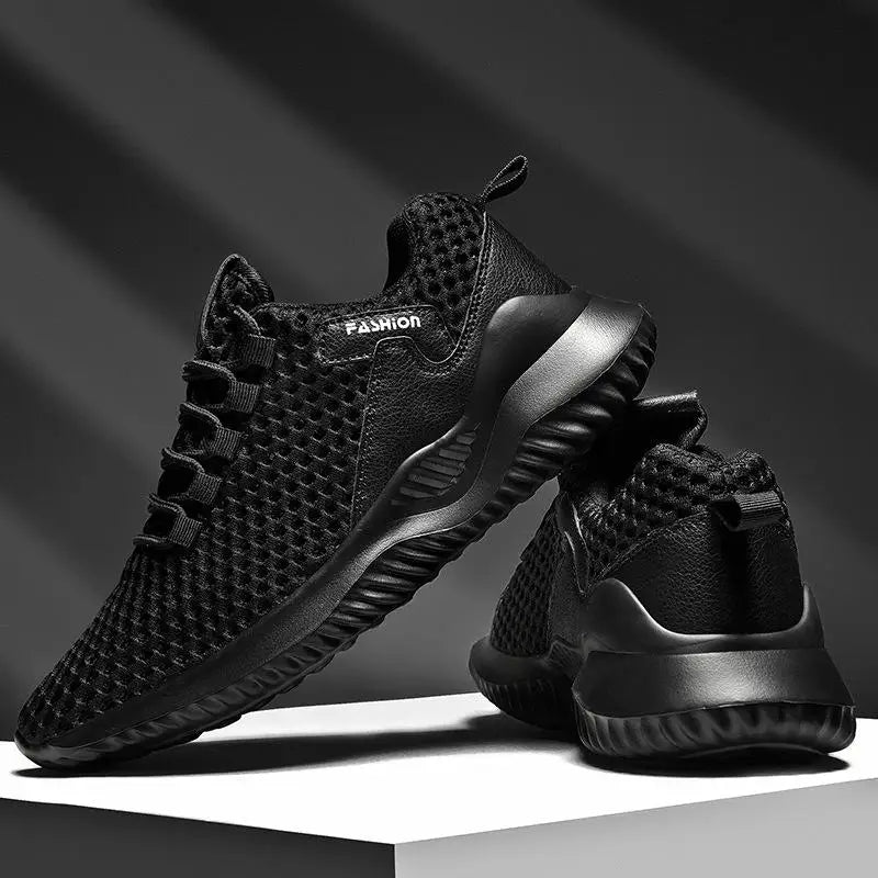 New White Mesh Sneakers Man Casual Shoes Breathable Summer Sneakers Men Shoes Outdoor Walking Sneakers Lightweight Tennis Shoes