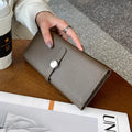 Genuine Leather Wallet Women Long Clutch Fashion Luxury Brand Ladies Purses Card Holder Zipper Coin Pocket High Quality Billfold