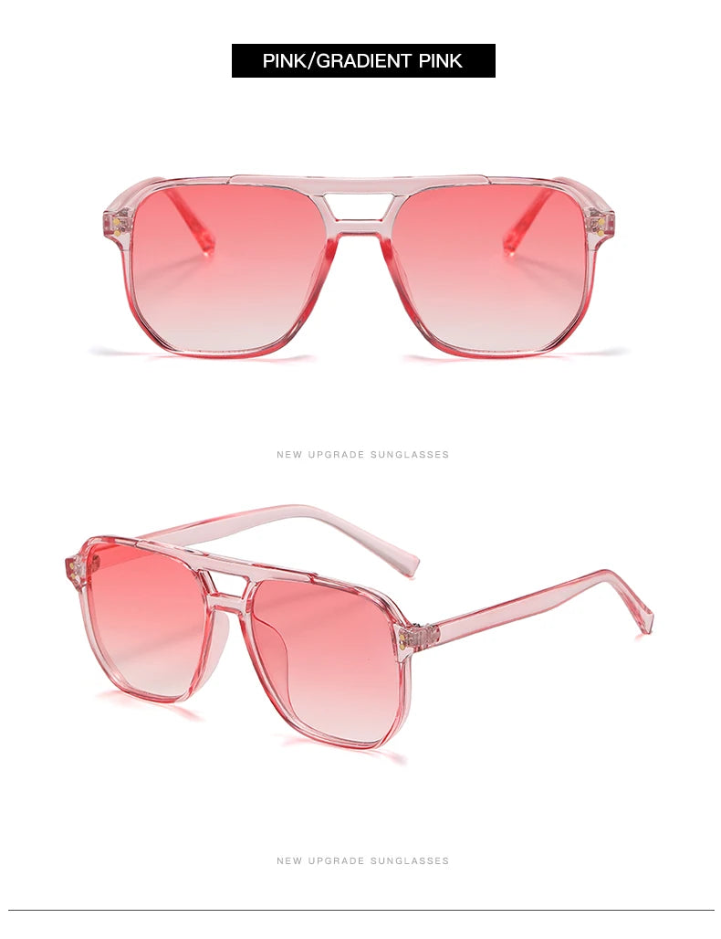 5pcs pack Classics Square Sunglasses Women UV Resistant Oversize Framed Fashion Sun Glasses Men Brand Glasses Durable Eyewear