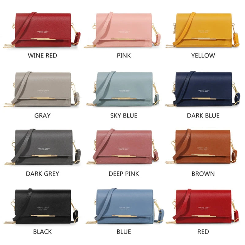 2026 New Korean Style Women Long Wallet Large Capacity Multi Functional Clutch Purse Coin Pocket Shoulder Crossbody Bag For Dail