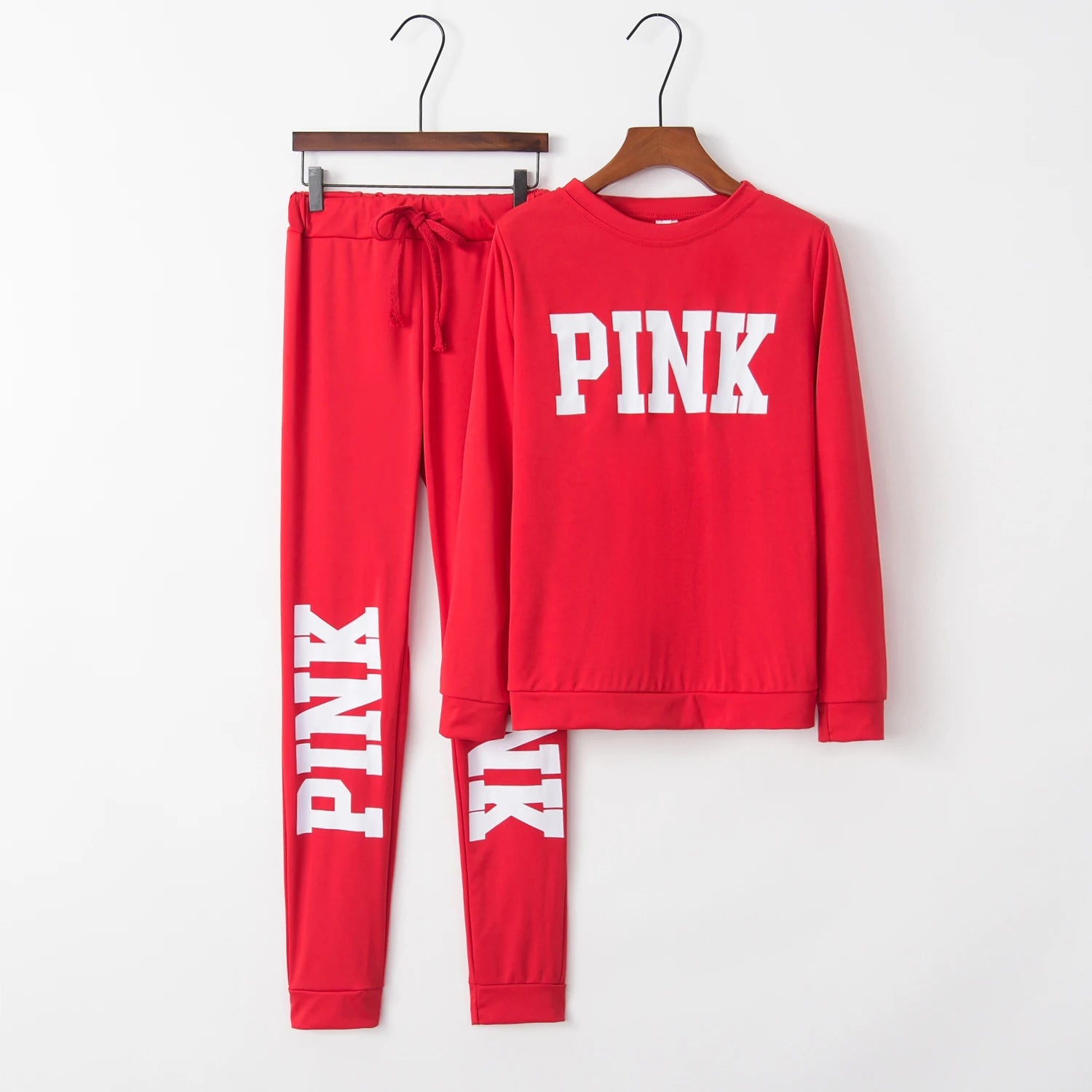 Women's Slim-Fitting Two-Piece Sportswear Set Sexy Letter Print Quick Dry Comfortable Fitness Clothing with Size Chart