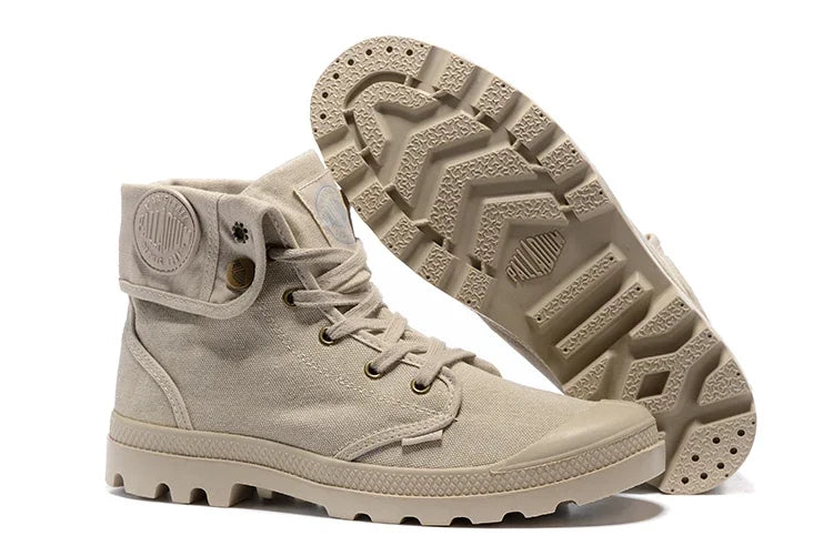 Classics PALLADIUM Pallabrouse Sneakers Men High-top Military Ankle Boots Canvas Men/Women Casual Shoes Size 35-45