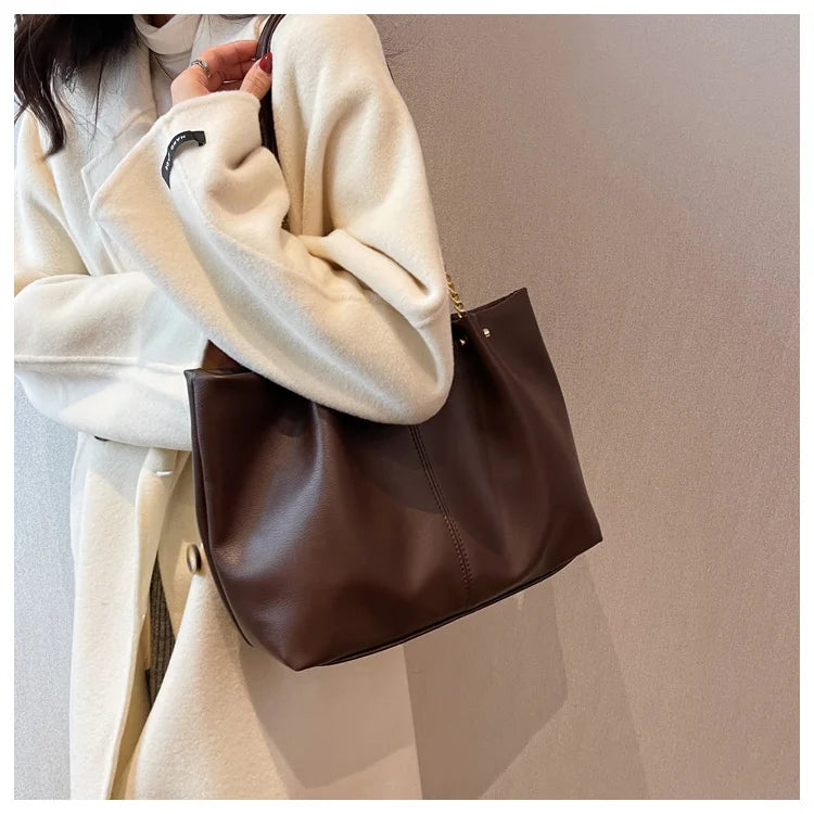 Fashion Leisure Chain Large Capacity Tote Bags for Women Shoulder Bag Shopping Bags Designer Bag Class Bags for Girl Сумка 가방