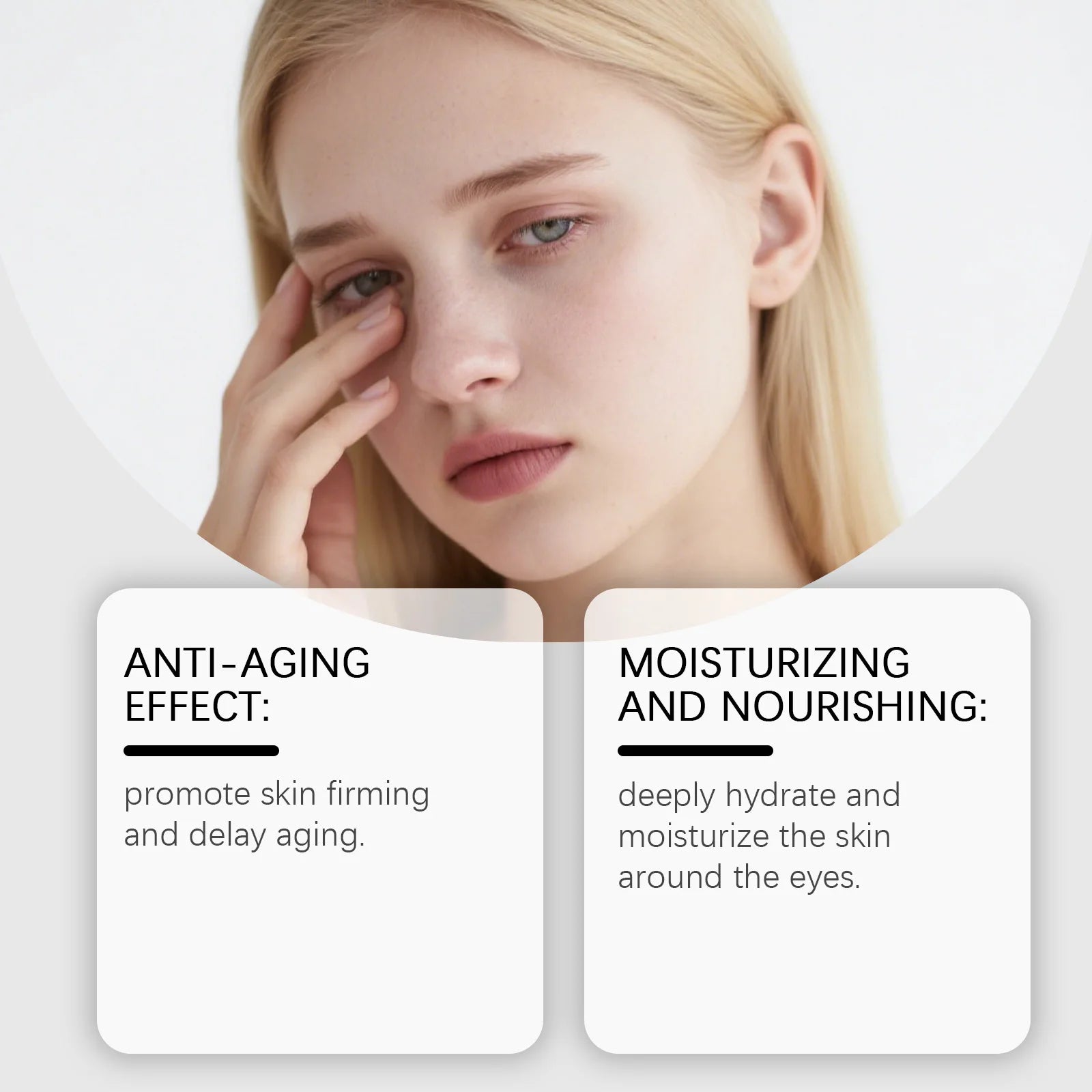 Firm Eye Cream Tightening Smooth Fine Lines Reduce Puffiness Dark Circles Wrinkle Eye Bag Remover Lifting Moisturizing Eyes Care