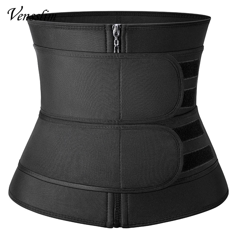Vensslim Men Workout Waist Trainer Tummy Control Belt Slimming Sauna Body Shaper Trimmer Abdomen Shapewear Weight Loss Corset