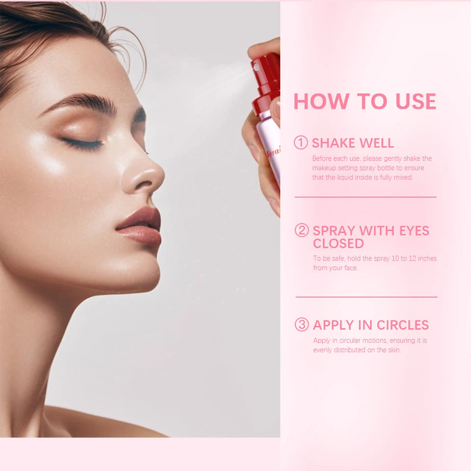 Waterproof Makeup Setting Spray Matte Finish Oil Control Non Sticky Long Wearing Smudge Proof Cosmetic Fixer For All Skin