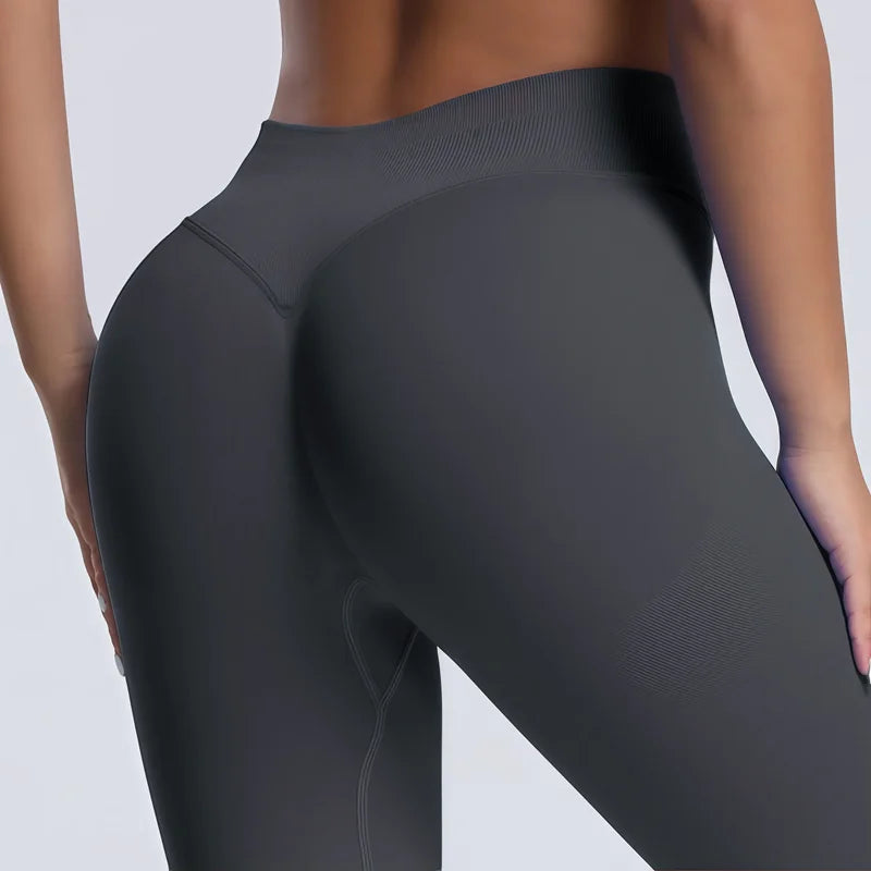 HISTELLO Impact Leggings Women Seamless Scrunch Butt Lifting Squat Proof High Elastic Gym Running Workout Fitness Sports Pants