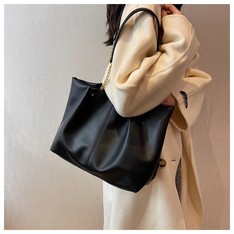 Fashion Leisure Chain Large Capacity Tote Bags for Women Shoulder Bag Shopping Bags Designer Bag Class Bags for Girl Сумка 가방