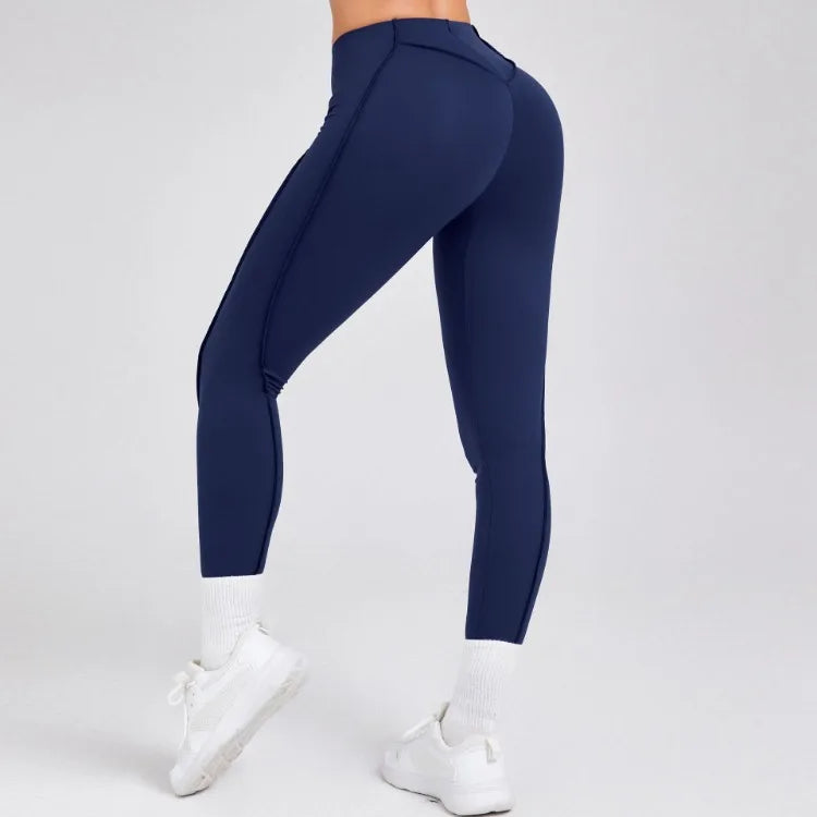 Women's Seamless Yoga Pants High Waist Tummy Control Workout Run Pants Non-See-Through Gym Pilates Fitness High Elastic Leggings