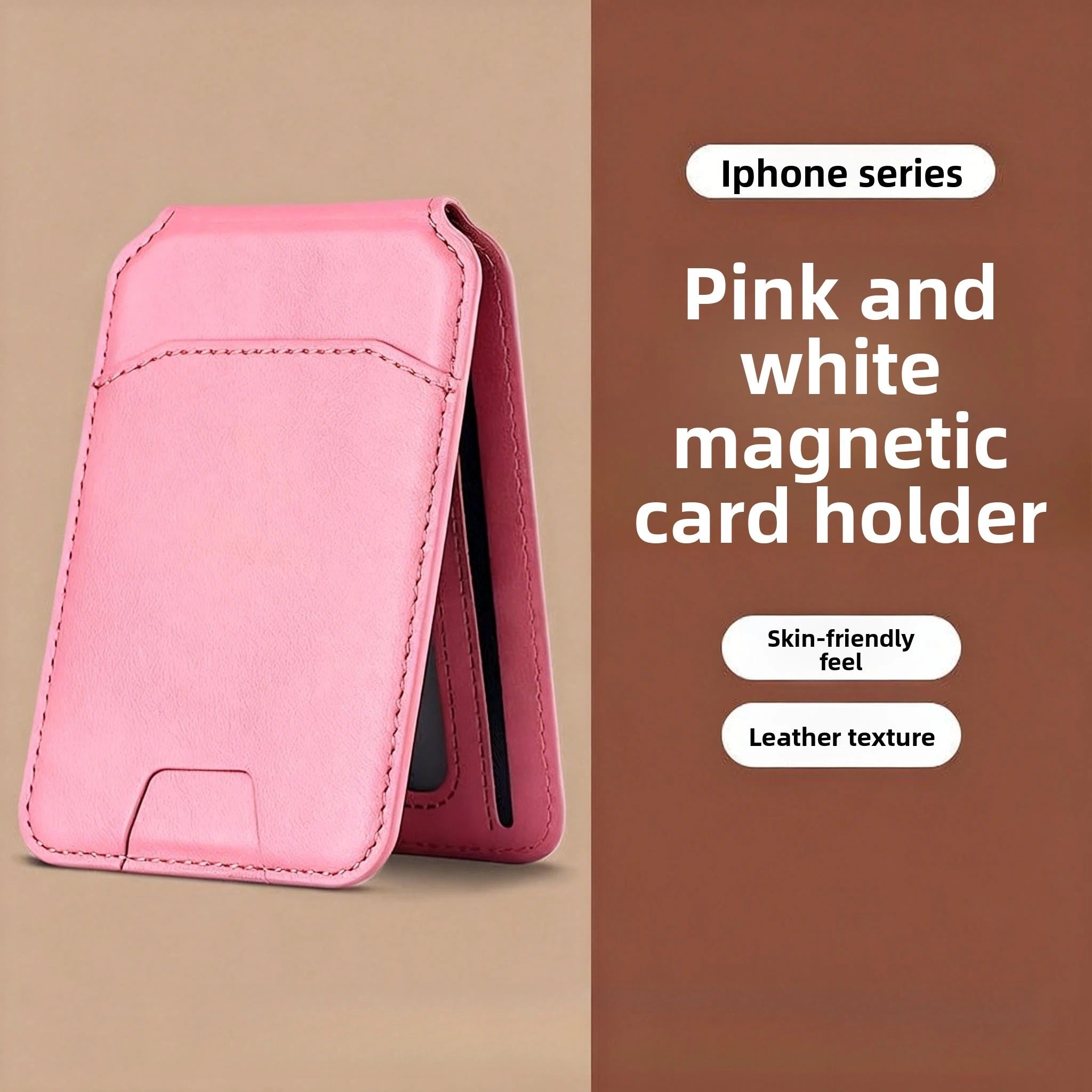 Luxury Strong Magnetic Leather Vertical Card Solt Credit ID Mobile Phone Back Pocket Wallet Case Phone Stand Shockproof Cover