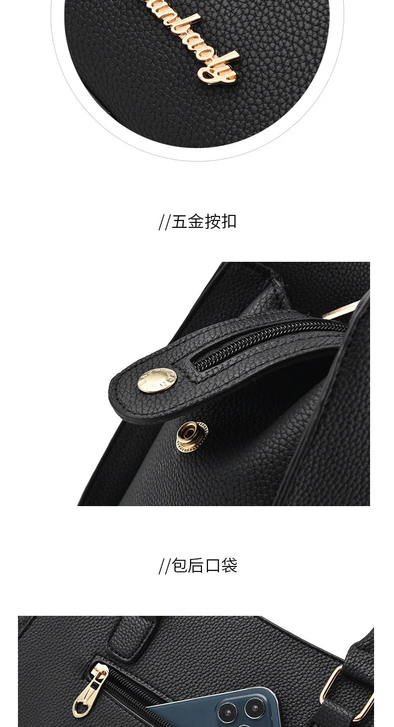 New Women's Bag Female Shoulder Bag Handbag for 2025 Luxury Designer Handbag Leather Tote Female Handbags Fashion Cross Bag