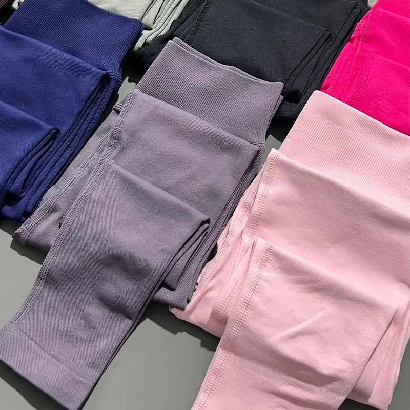 HISTELLO Impact Leggings Women Seamless Scrunch Butt Lifting Squat Proof High Elastic Gym Running Workout Fitness Sports Pants