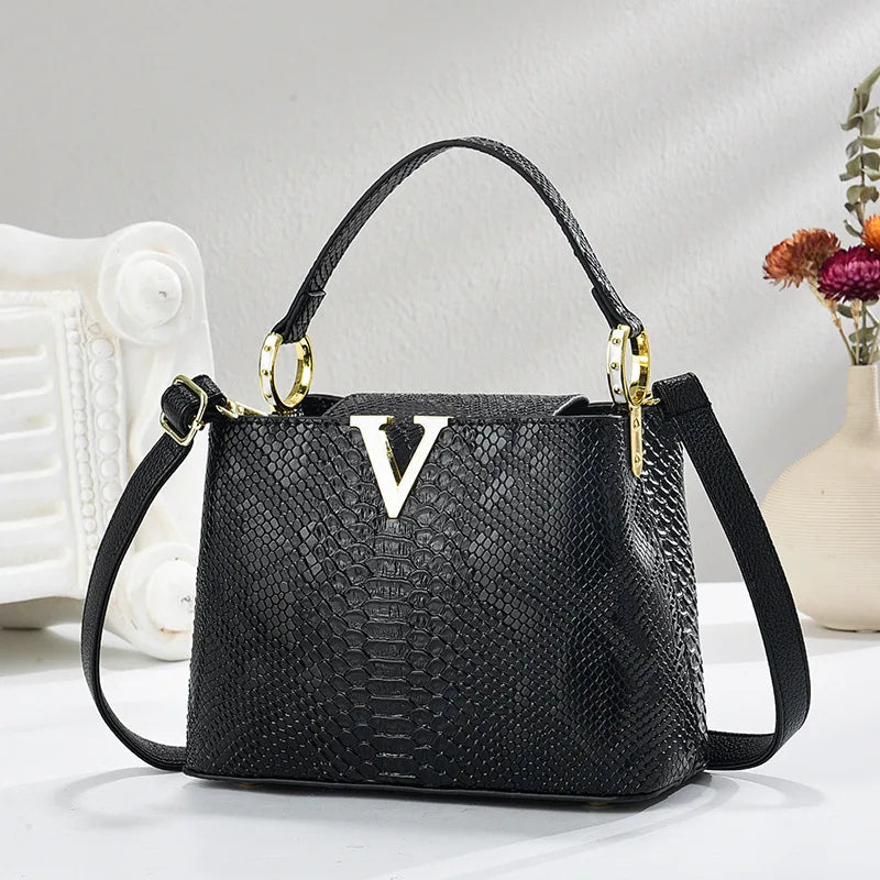 Gradient Color Women's Shoulder Bag PU Leather Crossbody Bag Handbag Female Casual Shopping Women's Fashion Small Square Bag