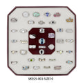 VK925-003-SIZE10 - Assorted 925 Sterling Silver Ring with Assorted  in Assorted