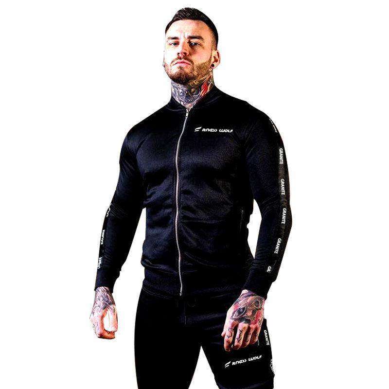 Men's Sportswear Cardigan Jacket & Slim Fit Trousers