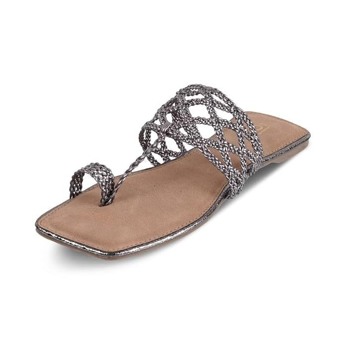 Women's T-Strap Flat Sandals - Stylish Casual Ladies Footwear
